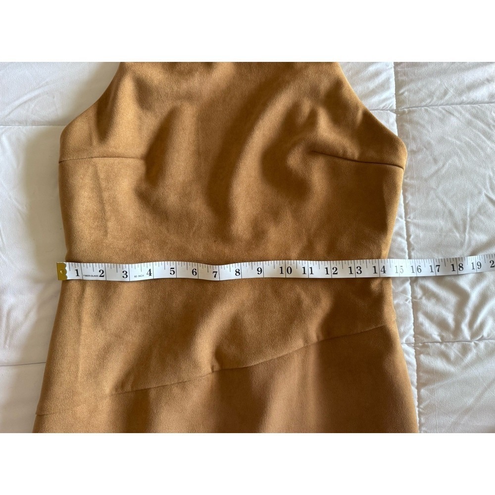 Baevely Dress Size Medium Brown Sleeves Fitted Dress, Soft, Lined EUC - Picture 3 of 11